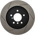 StopTech Power Slot 06 BMW 330 Series / 07-09 335 Series Rear Left Slotted Rotor - Striker Modified
