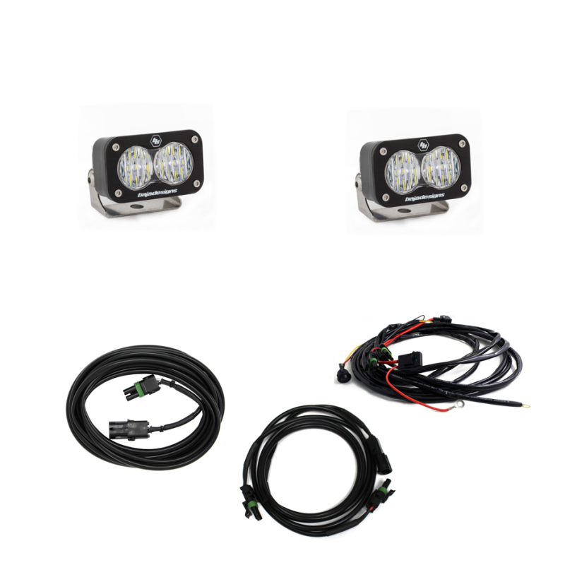 Baja Designs 2018+ Jeep JL LED Light Kit Reverse Kit Dual S2 Sport w/C Wrangler JL - Striker Modified