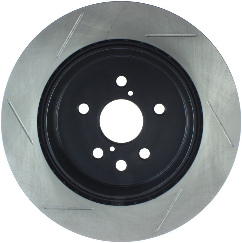 StopTech Power Slot 06-09 Lexus GS Series / 06-10 IS350 Rear Left Slotted Rotor - Striker Modified