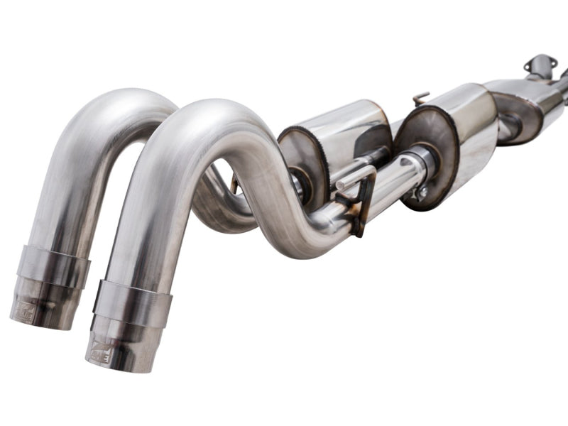 AWE 2016-2022 Toyota Tacoma 0FG Exhaust with BashGuard - No Tips - Striker Modified