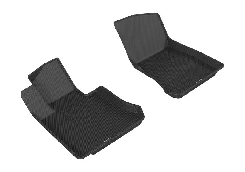 3D MAXpider 2016-2020 Mercedes-Benz GLC-Class X205 Kagu 1st Row Floormat - Black - Striker Modified
