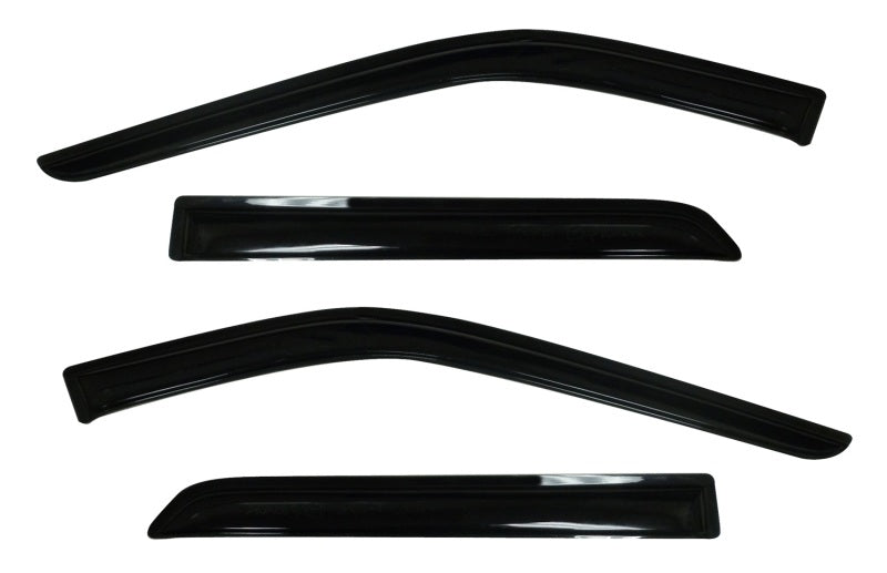 AVS 11-18 Ford Explorer Ventvisor Outside Mount Window Deflectors 4pc - Smoke - Striker Modified