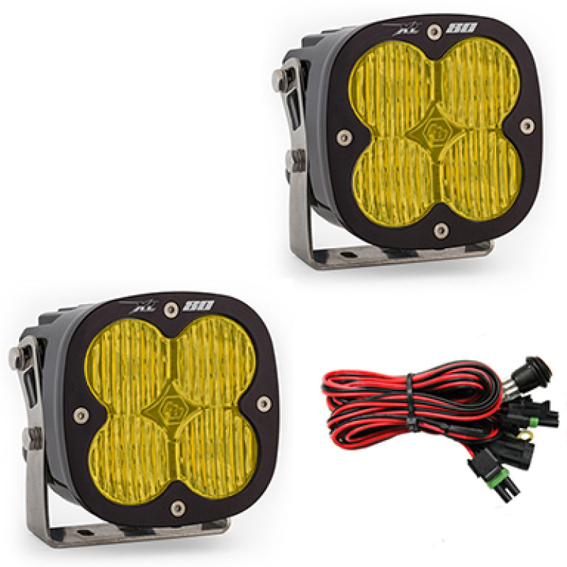 Baja Designs XL80 Series Wide Cornering Pattern LED Light Pods - Amber - Striker Modified