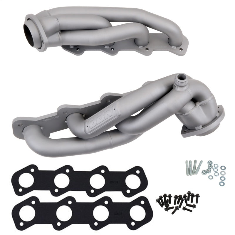 BBK 99-03 Ford F Series Truck 5.4 Shorty Tuned Length Exhaust Headers - 1-5/8 Titanium Ceramic - Striker Modified
