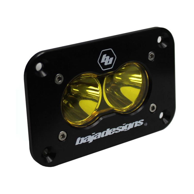 Baja Designs S2 Sport Flush Mount Work/Scene Pattern LED Work Light - Amber - Striker Modified