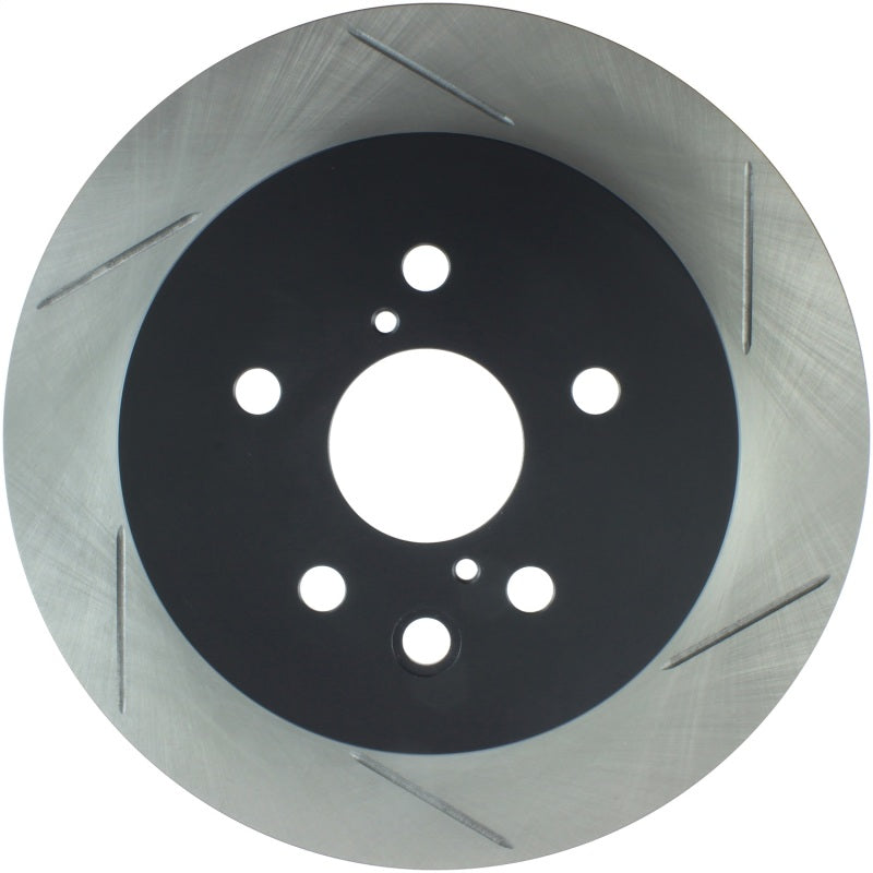 StopTech Power Slot 06-09 Lexus GS Series / 06-10 IS350 Rear Left Slotted Rotor - Striker Modified