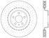 StopTech Power Slot 12 Audi A6 Quattro/11-12 A7 Quattro / 07/11-13 S4 Front Right Slotted Rotor - Striker Modified