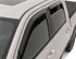 AVS 09-18 Dodge RAM 1500 Crew Cab Ventvisor Outside Mount Window Deflectors 4pc - Smoke - Striker Modified
