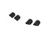 MBRP 15-24 Ford Mustang T304 SS 4in OD / 6.5in Length Quad Tip Cover Kit - Black Tip - Striker Modified